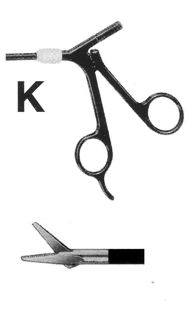 İZOLELİ MAKAS K MODEL SAPLI ÇAP  5MM L:36CM